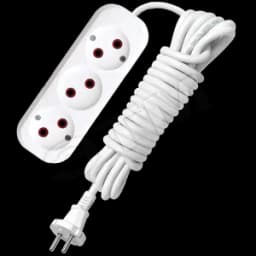 Удлинитель бытовой 3х3м без заземления 6А У6-639М 639м-03 Универсал