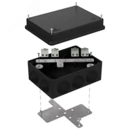 Коробка огнестойкая для кабель-канала 40-0460-FR16.0-4 Е15-Е120 RAL1001 85х85х45 (44 шт/кор) Промрукав