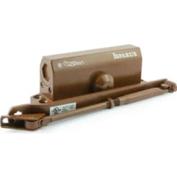 Доводчик дверной (вес двери от 80 до 140кг) (коричневый) морозостойкий 440 ISPARUS НОРА-М