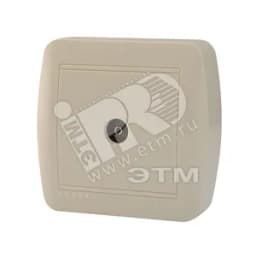 Демет Розетка ТВ проходная крем