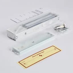 Электромагнитный замок (сила удержания 280кг), с двумя встроенными датчиками, цвет серебристый сатинированный алюминий RAL 7047 RL-EM280-LSS R-Lock