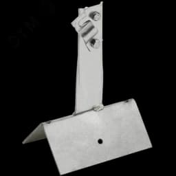 Держатель проводника круглого 6-10мм винтовой для конька широкого h=80мм нержавеющая сталь IEK