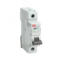 Выключатель автоматический AV-10 1P 40A (B) 10kA AVERES