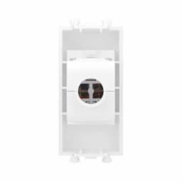 Розетка компьютерная 1мод. Avanti «Белое облако» RJ45 кат.6 без шторок модульная механизм DKC 4400691