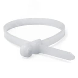 Хомут P6.6 с монтажным отверстием M4, белый 3,6x15 (100 шт./упак) DKC