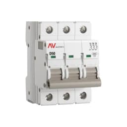Выключатель автоматический AV-6 3P 50A (D) 6kA EKF AVERES