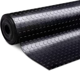 Покрытие резиновое "Монетка" 1,2х10м черный