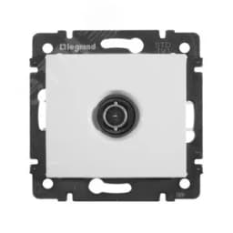 VALENA Розетка телевизионная TV звезда в рамку белая 1.5дБ 774429 LEGRAND