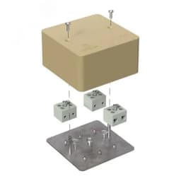 Коробка огнестойкая для о/п 40-0310-FR1.5-10 Е15-Е120 RAL9005 150х110х70 (6 шт/кор)