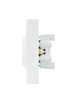 Розетка 2-м СП VESNA с заземл. ПБТ бел. LEZARD 742-0200-127B