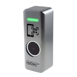 Считыватель QR/штрих-кода накладной QR-X-5 (12В, Wiegand 26…66, Touch Memory, подсветка кода, управление индикацией, серебро)