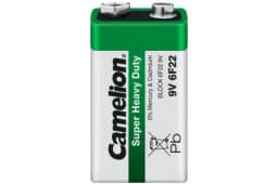 Элемент питания солевой «крона» R6F22 9В 6F22-SP1G SR-1 Camelion 1663