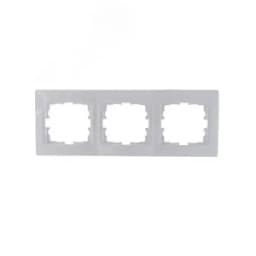 KARINA Рамка 3-ая горизонтальная б/вст жемчужно-белый перламутр (10шт/120шт)