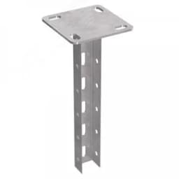 Стойка потолочная для средних нагрузок 35х30х800 пятка 120х120