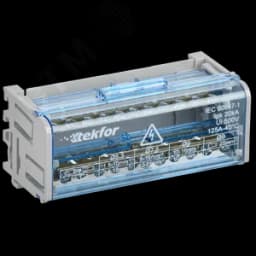 TEKFOR Шины на DIN-рейку (кросс-модуль) ШНК 2х11 L+PEN IEK