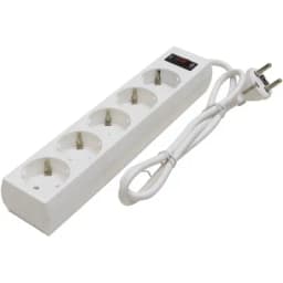 Сетевой фильтр Defender ES White 1.8m