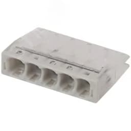 Клемма СМК компактная с пастой серии 245, 5 отверстий, 0,5-2,5 м NO-224-37