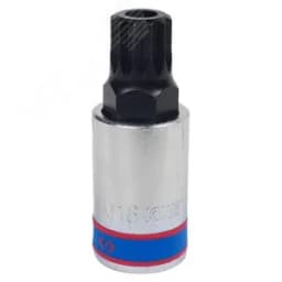 Насадка (бита) торцевая 1/2", SPLINE, M16, L = 66 мм, с отверстием 402B16 King Tony