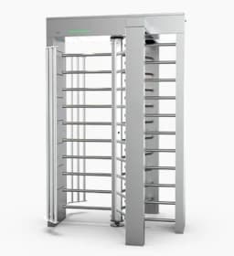 Электромеханический полноростовой турникет из нержавеющей стали QL-10-Н (шлифованная нержавеющая сталь марки AISI 304)