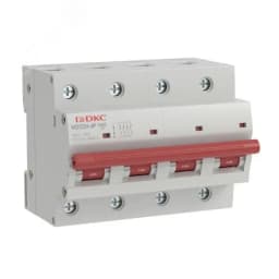 Выключатель автоматический модульный YON max типа MD125H, 10кА, 4 полюса, хар-ка B, 80А