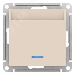 Выключатель карточный, мех, БЕЖЕВЫЙ