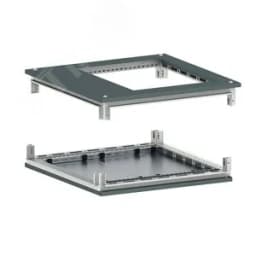 Крыша с фланцем и основание для IT корпусов CQE 600X800. RAL7011 DKC