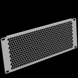 Фальш-панель 5U, перф., серый RAL 7035 SYSMATRIX BP 0058.700