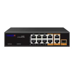 11 портовый неуправляемый коммутатор (8 PoE) TR-NS13111S-120-8PoE Trassir