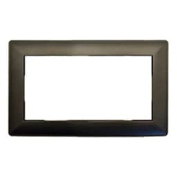 Рамка 2местная без перемычки пластик STEKKER PFR00701206 серия Катринграфит 50045