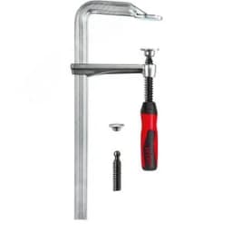 Струбцина цельнометаллическая 400/120, усилие: 6 кН, c 2-компонентной рукояткой BESSEY