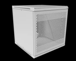 Шкаф телекоммуникационный настенный разборный МИКсистем 19" Basis 12U 600*600 дверь перфорация