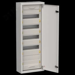 TITAN 5 Корпус металлический ЩРн-60 (1х60) 835х310х140мм IP31 серый (одна дверь) IEK IEK