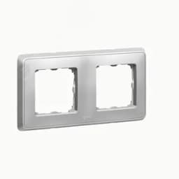 Cariva Рамка 2 поста алюминий 695974 Legrand Euro