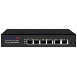 6 портовый неуправляемый коммутатор (4 PoE) TR-NS1406-65-4POE Trassir
