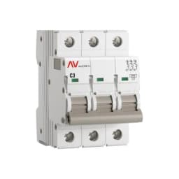 Выключатель автоматический AV-6 3P 3A (C) 6kA EKF AVERES