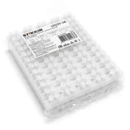 Колодка клеммная винтовая, линейка 12 штук, полиамид, 32381 FERON