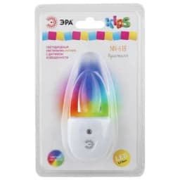 Светильник NN-618-LS-W ночник «Кристалл» от сети с сенсором бел. ЭРА Б0019102