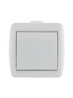 Выключатель 1-кл. ОП Nata 10А IP20 бел. LEZARD 710-0200-100