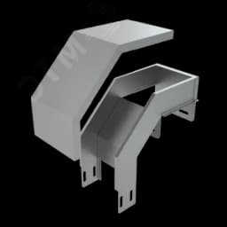 Ответвитель-крышка Т-образный вертикальный вниз 50х50х50 мм