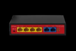 Неуправляемый 6-портовый коммутатор PND-04P-2M Lite (48W) Polyvision