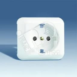 Накладка со шторками на 73432-39, S73, белый Simon