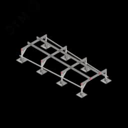 Опорная конструкция для установки оборудования TECHNORAPTOR STEELFOOT 1200х3000 тип 3 HD