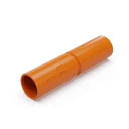 Патрубок-муфта оранжевая d16 мм (100шт/1200шт уп/кор) Промрукав