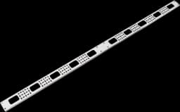 Органайзер кабельный вертикальный, 42U, серый TLK TLK-OV75-2-42U-I-GY