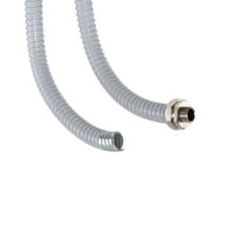 Металлорукав DN 12мм в ПВХ изоляции, Dвн 12,0 мм, Dнар 16,0, 50 м, цвет серый DKC 6071R-012