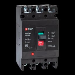 Автоматический выключатель LS125 18кА 3P 50А ProPact EKF