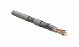 Кабель для сетей Industrial Ethernet Hyperline ISFUTP4-C6-P24/19-PU-GY (500 м)