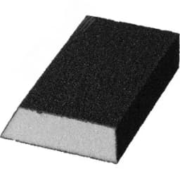 Губка абразивная 100x68x42x26мм P80