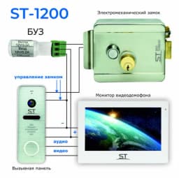 Блок управления замком БП ST-1200 Space Technology