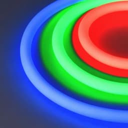 Лента герметичная MOONLIGHTTOPF280D25mm 24V RGB 360deg 144 Wm IP65 3535 5m wire x1 Arlight Вывод кабеля прямой 037563